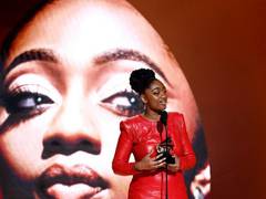 
      
      Samara Joy bags Best New Artist award at Grammys 2023
      
      