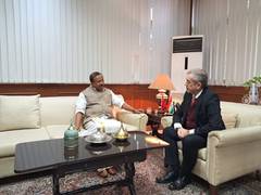 
      
      Turkey earthquake: MoS Muraleedharan visits Turkish embassy
      
      