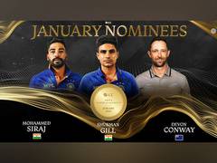 
      
      Shubman Gill, Mohammed Siraj nominated for ICC Player of Month
      
      