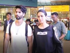 
      
      Shahid, Mira back in Mumbai after attending Sid-Kiara's wedding
      
      