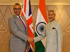 
      
      Jaishankar, Cleverly discuss agenda of India's G20 Presidency
      
      
