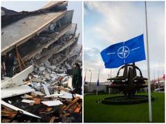 
      
      Turkey Earthquake: Flags of NATO allies at half-mast in Brussels
      
      