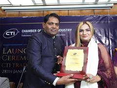 
      
      Dietician Shikha Aggarwal Sharma honored by Ram Niwas Goyal 
      
      