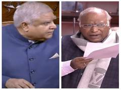 
      
      Rajya Sabha Speaker Dhankar pulls up LoP Kharge 
      
      