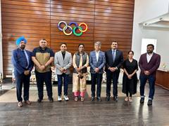 
      
      Delegation from National Games hosts Goa meets IOA members
      
      