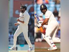 
      
      IND vs AUS: Rohit's fifty puts hosts in comfortable position
      
      