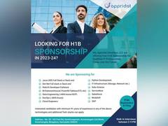 
      
      Appridat Solutions, LLC provides H-1B Visa Sponsorship Programme 
      
      