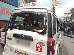 
      
      Uttarakhand: 13 arrested after stone pelting at police vehicle
      
      