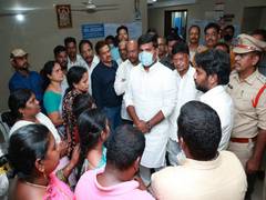 
      
      Vizag steel plant explosion: Andhra Minister Amarnath hospital
      
      