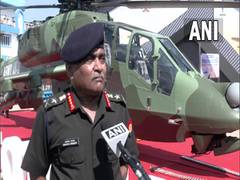 
      
      Army Chief Gen Manoj Pande flies in Light Combat Helicopter 
      
      
