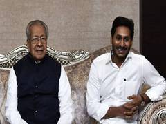
      
      CM Jagan Mohan Reddy pays courtesy visit to Guv Harichandan
      
      