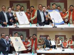
      
      UP Agra District Administration creates world record
      
      