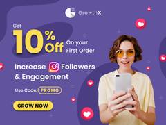 
      
      GrowthX.Social has launched Instagram Followers Service
      
      