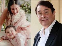 
      
      See Kareena's dad Randhir Kapoor pout with grandson Jeh
      
      