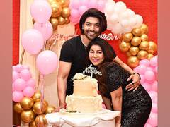 
      
      Gurmeet Choudhary and Debina Bonerjee celebrate anniversary
      
      