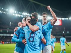 
      
      Manchester City beat Arsenal 3-1, take Premier League top spot
      
      