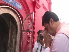 
      
      Ahead of casting his vote, former CM Biplab Kumar visits temple
      
      