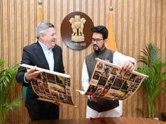 
      
      Netflix global CEO Ted Sarandos meets Anurag Thakur
      
      