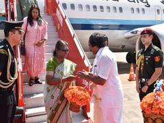 
      
      TN: President Murmu arrives at Madurai
      
      