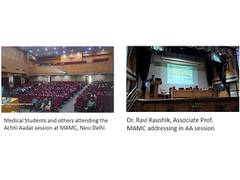 
      
      Maulana Azad Medical College (MAMC), New Delhi witnessed session
      
      