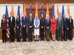 
      
      PM Modi interacts with US Congressional delegation
      
      