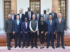 
      
      Jaishankar interacts with Global South Permanent Representatives 
      
      