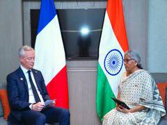 
      
      Nirmala Sitharaman meets French Minister of Economy
      
      