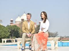 
      
      Danish Crown Prince, Crown Princess visit Taj Mahal in Agra 
      
      