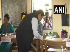 
      
      Meghalaya Assembly polls: CM Conrad Sangma casts vote
      
      