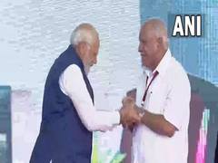 
      
      PM Modi asks audience to flip on torches to wish BSY on birthday
      
      
