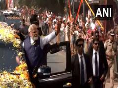 
      
      Karnataka: PM Modi holds roadshow in Belagavi
      
      