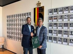 
      
      AIFF President meets Royal Belgian FA president in Brussels
      
      