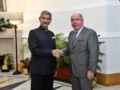 
      
      Jaishankar meets Brazilian counterpart, discusses issues
      
      