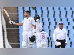 
      
      Markram ends long wait for century, West Indies strikes back 
      
      