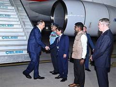 
      
      Russian Foreign Minister arrives in India for G20 FMM
      
      
