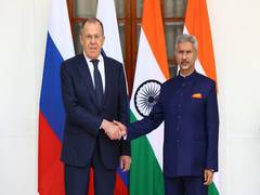 
      
      Jaishankar meets with Russian counterpart Lavrov, EU top diplomat
      
      