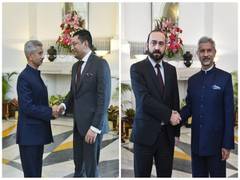 
      
      Jaishankar meets Foreign Ministers of Sri Lanka, Armenia
      
      