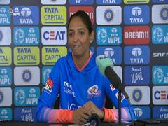 
      
      Harmanpreet Kaur reacts to her valliant knock
      
      