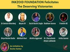 
      
      INKZOID FOUNDATION felicitates the deserving visionaries
      
      