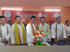 
      
      Tripura: Manik Saha elected as BJP legislature party leader
      
      