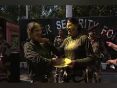 
      
      BSF jawans celebrate Holi in J-K
      
      