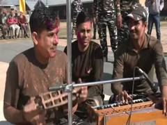 
      
      J-K: Away from home, CRPF personnel celebrate Holi in Pulwama
      
      