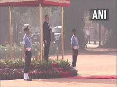 
      
      Australian PM accorded ceremonial welcome at Rashtrapati Bhavan
      
      