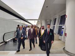 
      
      Lok Sabha Speaker Om Birla arrives in Bahrain
      
      