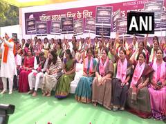 
      
      K Kavitha on day-long hunger strike in Delhi
      
      