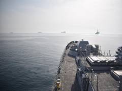 
      
      INS Trikand participates in Cutlass Express exercise 
      
      