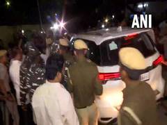 
      
      BRS leader K Kavitha leaves ED office after questioning 
      
      