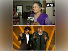 
      
      Oscars: Naatu Naatu lyricist Chandrabose's wife beams with pride
      
      