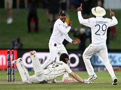 
      
      New Zealand defeats Sri Lanka 
      
      