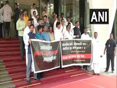 
      
      MVA leaders protest demanding Abdul Sattar's resignation
      
      